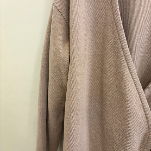 Women's Tan Cardigan Sweater - Picture 5 of 9